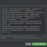 Signature reader dialog